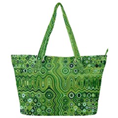 Electric Field Art Xii Full Print Shoulder Bag by okhismakingart