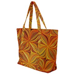 Electric Field Art Xlv Zip Up Canvas Bag by okhismakingart