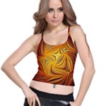 Electric Field Art LI Spaghetti Strap Bra Top