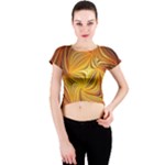 Electric Field Art LI Crew Neck Crop Top