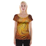 Electric Field Art LI Cap Sleeve Top