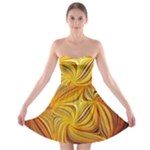 Electric Field Art LI Strapless Bra Top Dress