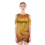 Electric Field Art LI Shoulder Cutout One Piece Dress