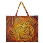 Electric Field Art LI Zipper Large Tote Bag