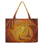 Electric Field Art LI Zipper Medium Tote Bag