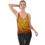 Electric Field Art LI Chiffon Cami