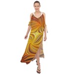 Electric Field Art LI Maxi Chiffon Cover Up Dress