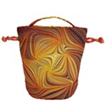 Electric Field Art LI Drawstring Bucket Bag