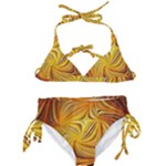 Electric Field Art LI Kids  Classic Bikini Set