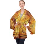Electric Field Art LI Velvet Kimono Robe