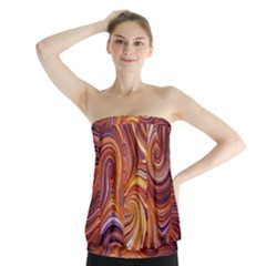 Electric Field Art Liv Strapless Top by okhismakingart