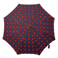 Red Begonias Hook Handle Umbrellas (medium) by WensdaiAmbrose
