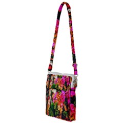 Orchids In The Market Multi Function Travel Bag by okhismakingart