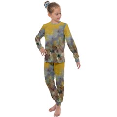 Abstract: Candle And Nail Polish Kids  Long Sleeve Set  by okhismakingart