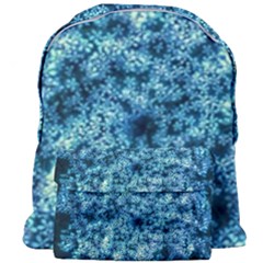 Queen Annes Lace In Neon Blue Giant Full Print Backpack by okhismakingart