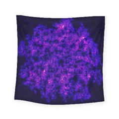Queen Annes Lace In Blue And Purple Square Tapestry (small) by okhismakingart