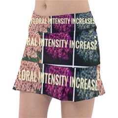 Floral Intensity Increases  Tennis Skirt by okhismakingart