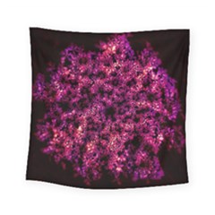 Queen Annes Lace In Red Square Tapestry (small) by okhismakingart