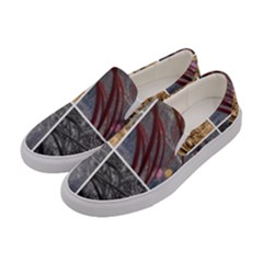 Winter Tulips Women s Canvas Slip Ons by okhismakingart