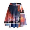 Sunset Collage High Waist Skirt View1