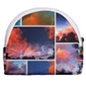 Sunset Collage Horseshoe Style Canvas Pouch View2