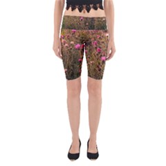 Thistle Field Yoga Cropped Leggings by okhismakingart