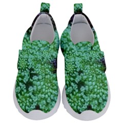 Green Queen Anne s Lace Landscape Kids  Velcro No Lace Shoes