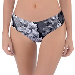 Black And White Christmas Reversible Classic Bikini Bottoms by okhismakingart