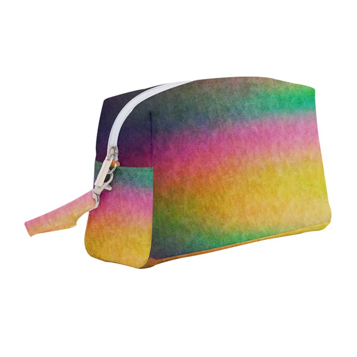 Rainbow Streaks Wristlet Pouch Bag (Medium)