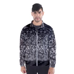 Black-and-white Water Droplet Men s Windbreaker by okhismakingart