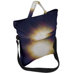 Bright Star Version One Fold Over Handle Tote Bag by okhismakingart
