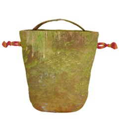 Lake Reflection Drawstring Bucket Bag by okhismakingart