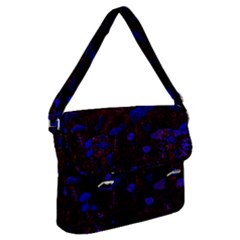 Red-edged Blue Sedum Buckle Messenger Bag by okhismakingart