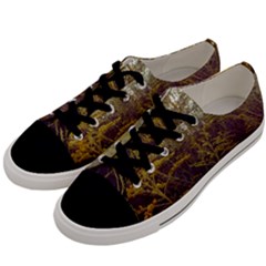 Purple And Yellow Goldenrod Men s Low Top Canvas Sneakers by okhismakingart