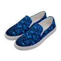 Blue Queen Anne s Lace Hillside Women s Canvas Slip Ons View2