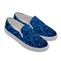 Blue Queen Anne s Lace Hillside Women s Canvas Slip Ons View3