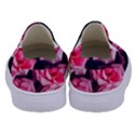 Pink Roses II Kids  Canvas Slip Ons View4