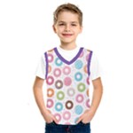 Donut pattern with funny candies Kids  SportsWear