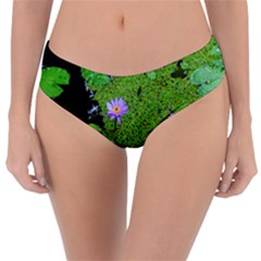 Lily Pond Reversible Classic Bikini Bottoms by okhismakingart