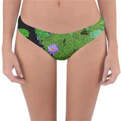 Lily Pond Reversible Hipster Bikini Bottoms by okhismakingart