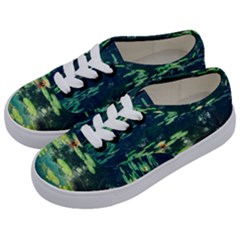 Lily Pond Ii Kids  Classic Low Top Sneakers by okhismakingart
