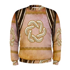 Decorative Celtic Knot Men s Sweatshirt by FantasyWorld7