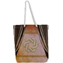 Decorative Celtic Knot Full Print Rope Handle Tote (Large) View2