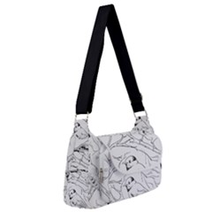 Birds Hand Drawn Outline Black And White Vintage Ink Multipack Bag by genx