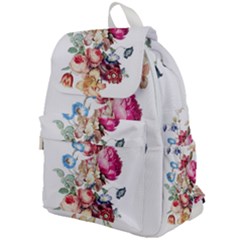 Les Fleurs Artificielles - Vintage Design Top Flap Backpack by WensdaiAmbrose