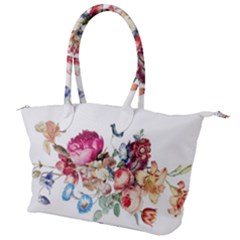 Les Fleurs Artificielles - Vintage Design Canvas Shoulder Bag by WensdaiAmbrose