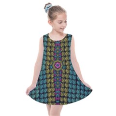 Glass Balls And Flower Sunshine Kids  Summer Dress by pepitasart