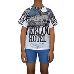 The Overlook Hotel Merch Kids  Short Sleeve Swimwear by milliahood