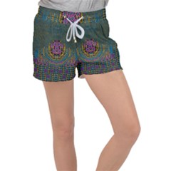 The  Only Way To Freedom And Dignity Ornate Women s Velour Lounge Shorts by pepitasart