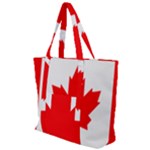 Flag of Canada, 1964 Zip Up Canvas Bag